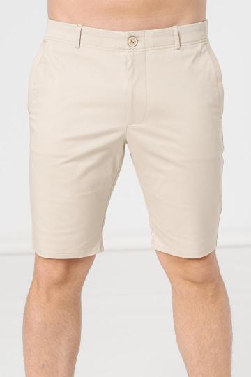 Pantaloni scurt casual barbati beige S de la Etoc Online