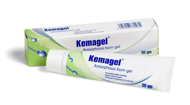 Hidrogel steril pentru arsuri minore Kemagel - 30 mg de la Medaz Life Consum Srl