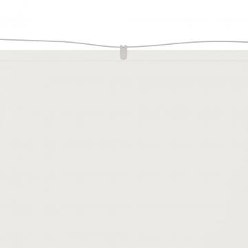 Copertina verticala, alb, 100x420 cm, tesatura Oxford de la VidaXL