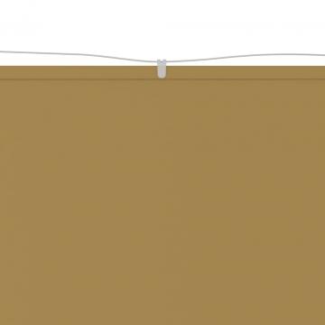 Copertina verticala, bej, 100x360 cm, tesatura Oxford de la VidaXL