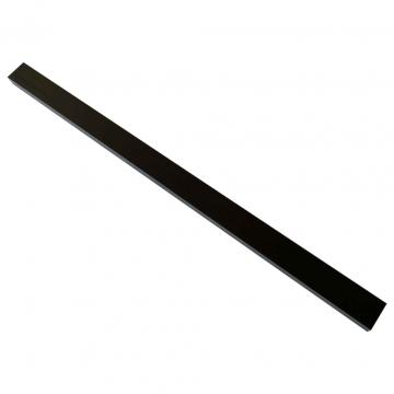 Grinda de terasa, 6 buc., negru, 170x8,5x4,5 cm, WPC