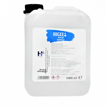Dezinfectant maini virucid Higeea Alcool gel 5 litri de la Sanito Distribution Srl