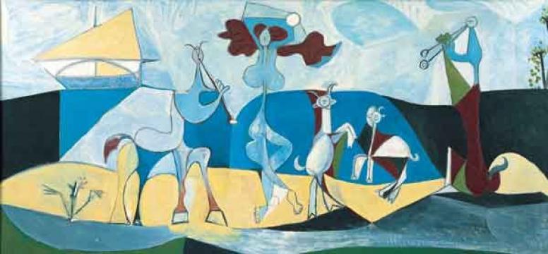 Tablou Picasso La joie de vivre de la Arbex Art Decor