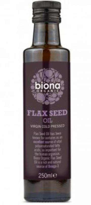 Ulei virgin din seminte de in bio 250ml Biona de la Supermarket Pentru Tine Srl