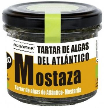 Tartar de alge marine cu mustar bio 100g Algamar de la Supermarket Pentru Tine Srl