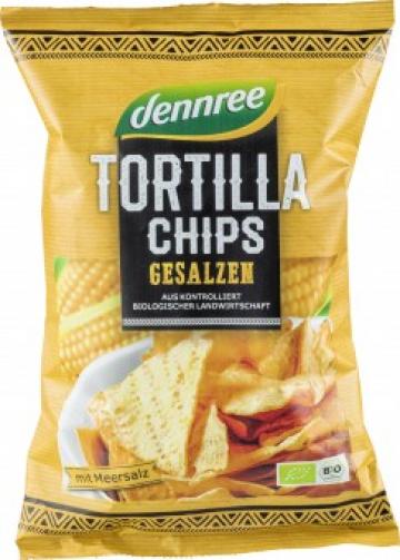 Tortilla chips cu sare bio 125g Dennree de la Supermarket Pentru Tine Srl