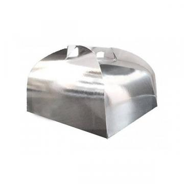 Cutii carton argintii 25cm (25buc) de la Practic Online Packaging Srl