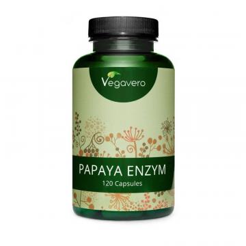 Supliment alimentar Vegavero Papaya Enzyme 120 capsule de la Krill Oil Impex Srl