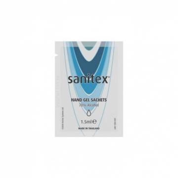 Gel antibacterian instant Sanitex Sachet 70 % alcool- 1.5 ml de la Hoba Ecologic Air System Srl