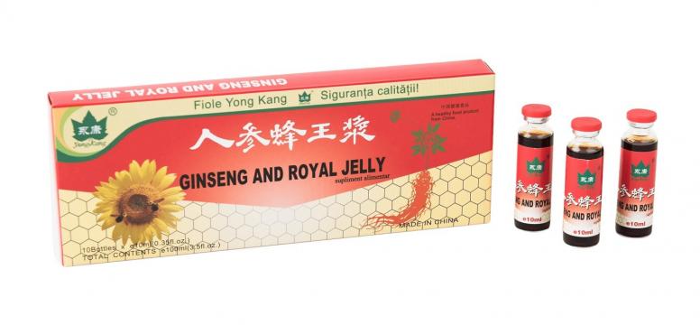 Supliment alimentar Yong Kang - Ginseng & Royal Jelly de la Medaz Life Consum Srl
