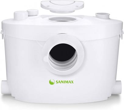 Pompa cu tocator si capac de inspectie Sanimax 400UP+ de la Pro Mar Shop & Services SRL