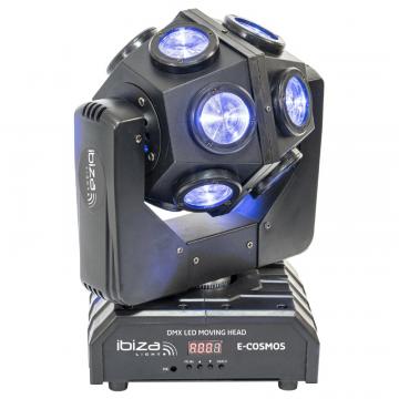 Proiector Moving Head Ibiza Light E-Cosmos, 12x10W, RGBW