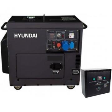 Generator de curent monofazat Hyundai DHY 8601 SE + ATS T