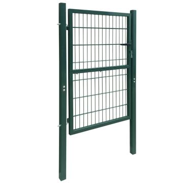 Poarta 2D pentru gard (simpla) 106 x 210 cm, verde