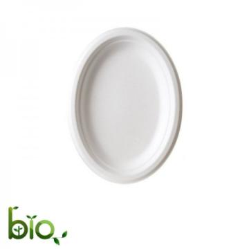 Farfurii trestie, biodegradabile, D26cm, ovale (100buc) de la Practic Online Packaging Srl