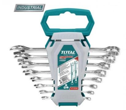 Set 8 chei combinate 6-19 mm Total (industrial) de la Full Shop Tools Srl
