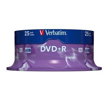 DVD+R Verbatim, 16x, 4.7 GB, 25 bucati/cake de la Sanito Distribution Srl