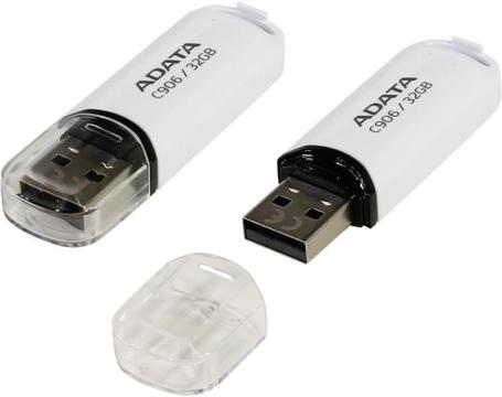 USB Flash Drive ADATA 32Gb, C906, USB2.0, alb de la Etoc Online