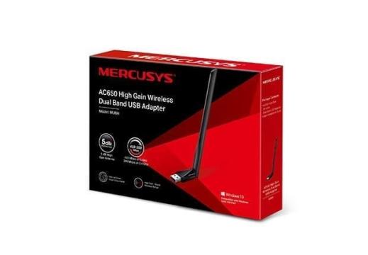 Adaptor USB Dual Band High Speed Wireless AC650 Mercusys