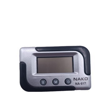 Ceas electronic pentru masina, banda lipit, 7 cm, negru/gri de la Dali Mag Online Srl