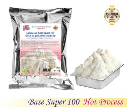 Baza super 100 pentru inghetata Gelato - Hot Process de la Don Gelato