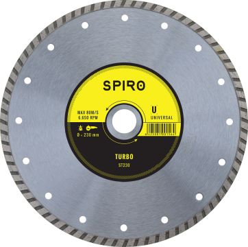 Disc diamantat universal Spiro Turbo