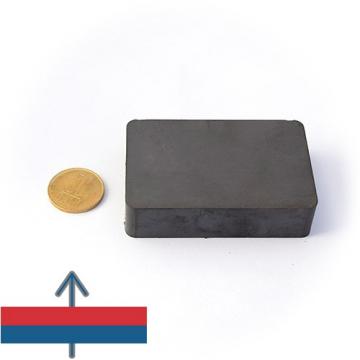 Magnet ferita bloc 75 x 50 x 18 mm de la Magneo Smart