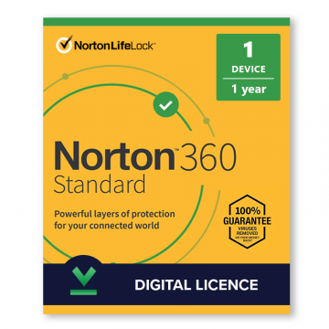 Licenta Norton 360 Standard 2020, 1 dispozitiv, 1 an