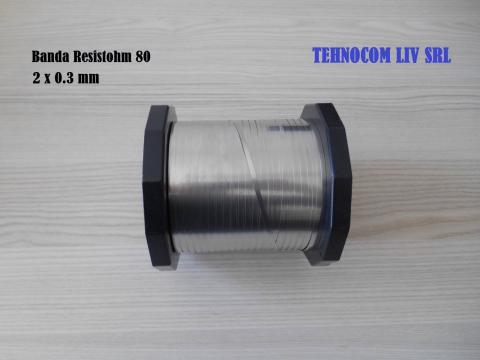 Banda de nichelina Resistohm80 2x0.3mm de la Tehnocom Liv Rezistente Electrice, Etansari Mecanice