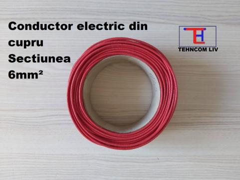 Cablu electric de alimentare Cupru 6mm2 de la Tehnocom Liv Rezistente Electrice, Etansari Mecanice