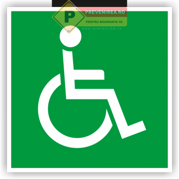 Etichete de urgenta pentru persoana cu handicap