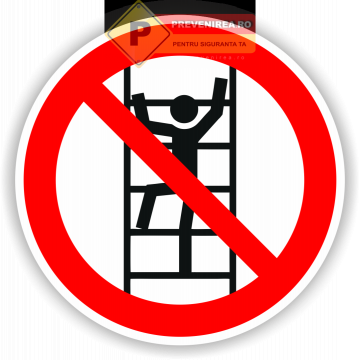 Etichete pentru interzicerea pe scari