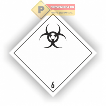 Etichete pentru material infectios de la Prevenirea Pentru Siguranta Ta G.i. Srl