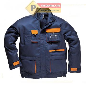 Jachete pentru lucru albastre cu portocaliu