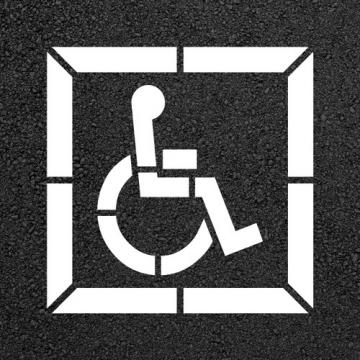 Sabloane pentru locuri rezervate persoane cu dizabilitati