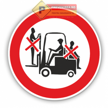 Semne pentru transportul pe utilaje de la Prevenirea Pentru Siguranta Ta G.i. Srl