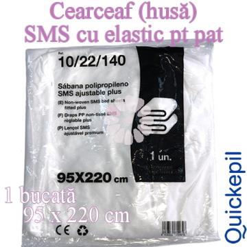 Cearceaf (husa) SMS cu elastic pentru pat - Quickepil de la Mezza Luna Srl.