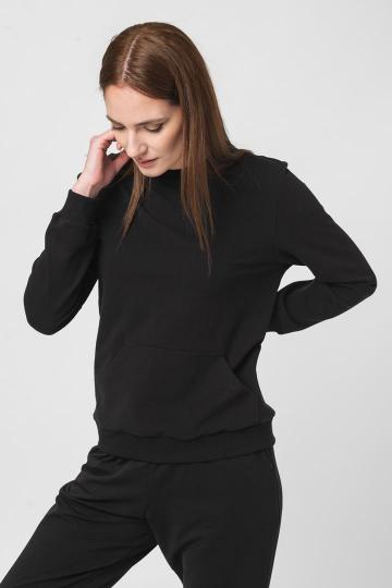 Bluza Coton casual femei Black-XS