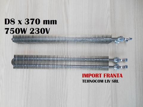 Rezistenta climatizare din inox 750 W, 8x370mm