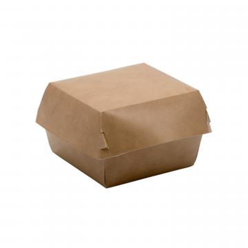 Cutie carton natur pentru hamburger - mare