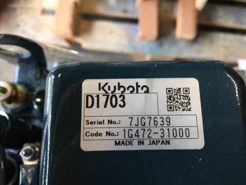 Motor Kubota D1703 - nou