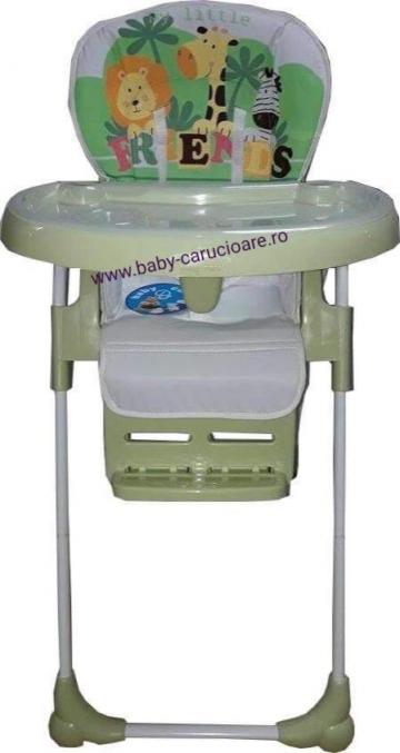 Masa scaun Baby Care CC verde de la Ideal Media Serv Srl