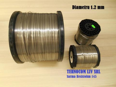 Sarma KanthalA1 crom aluminiu fier D1.2mm de la Tehnocom Liv Rezistente Electrice, Etansari Mecanice