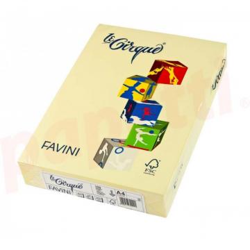 Carton color 160g/mp a4 galben deschis Favini de la Sanito Distribution Srl