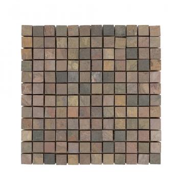 Mozaic ardezie multicolora natur 2.3 x 2.3 cm
