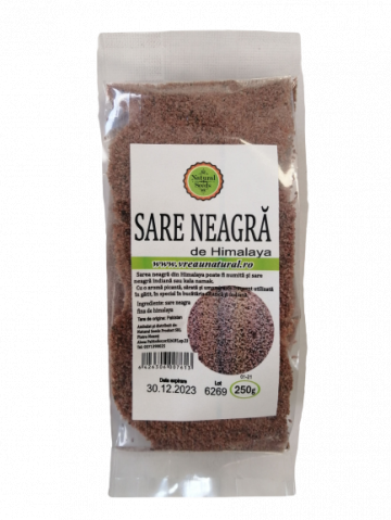 Sare neagra de Himalaya fina 250 gr, Natural Seeds Product de la Natural Seeds Product SRL