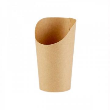 Pahar wrap, 16oz, carton natur 70*h130 mm (1000buc) de la Practic Online Packaging Srl