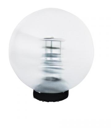 Glob 35 cm transparent striati suport drept reflector