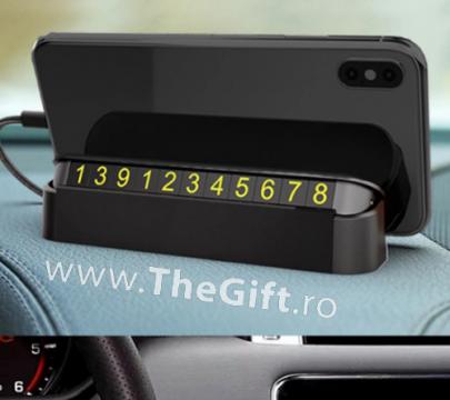 Suport afisaj numar de telefon si suport GPS sau smartphone
