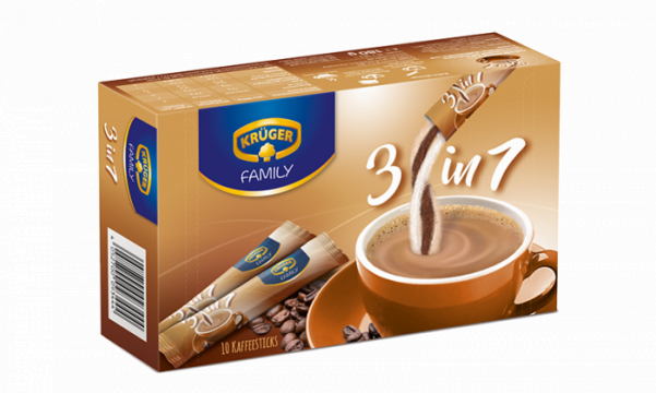Cafea instant Kruger 3 in 1, 10x18g